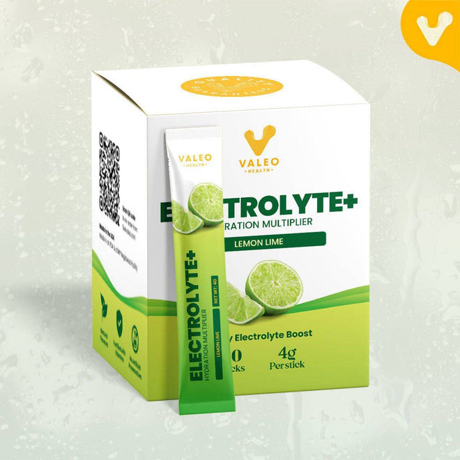 Valeo Hydration Electrolyte+ Lemon & Lime Stick 20 Packs