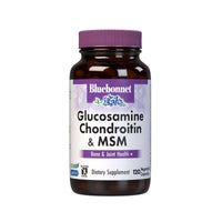 Bluebonnet Glucosamine Chondroitin & MSM 120 Vegetable Capsules
