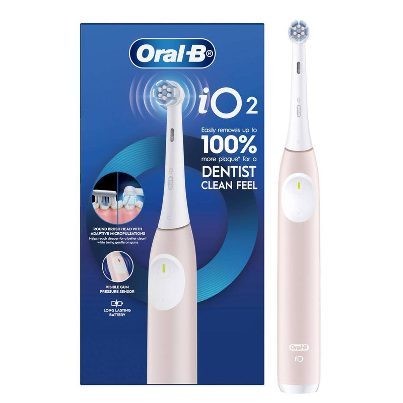 Oral B Electric Toothbrush Rechargeable iO2 Blush Pink