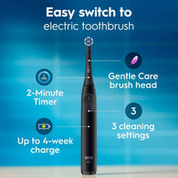 Oral B Electric Toothbrush Rechargeable iO2  Night Black