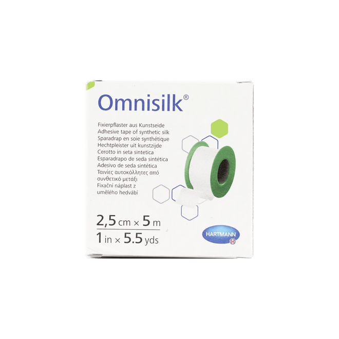 Omnisilk Adhesive Silk Tape 2.5cm x 5m