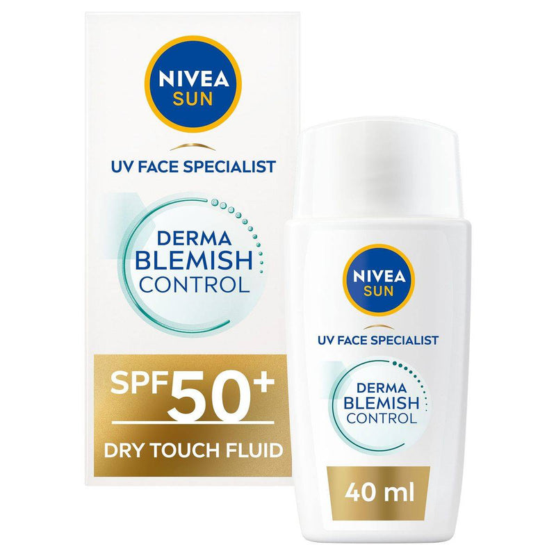 Nivea Sun Derma Blemish Control Dry Touch Fluid SPF50 40ml
