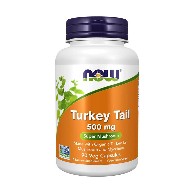 Now Turkey Tail 500mg 90 VegeCapsules