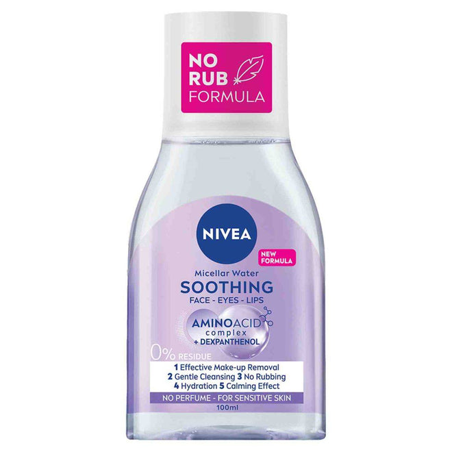Nivea Face Makeup Remover Micellar Water Soothing 100ml