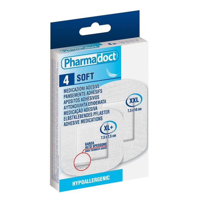 Pharmadoct Soft XL & XXL 4 Plasters