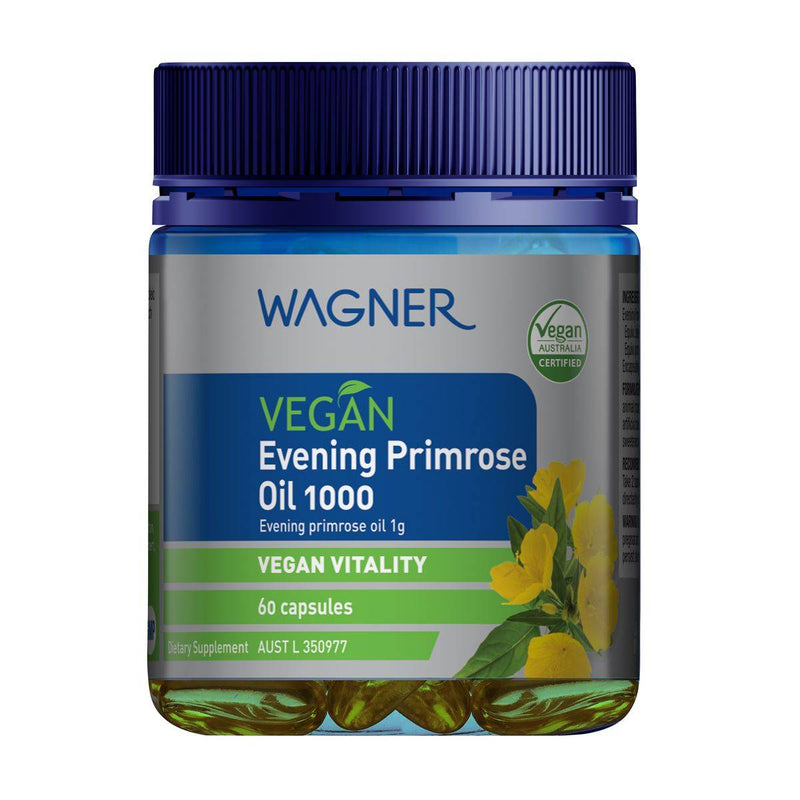 Wagner Vitamins Vegan Evening Primrose Oil 1,000mg 60 Capsules