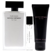 Narciso Rodriguez Pure Musc For Her (W) EDP 100ml + EDP 10ml Purse Spray + Body Lotion 50ml Gift Set