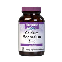 Bluebonnet Calcium Magnesium Zinc + Vitamin D 120 Softgels