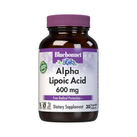 Bluebonnet Alpha Lipoic Acid 600mg 30 Vegetable Capsules