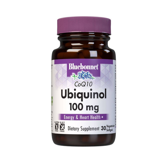 Bluebonnet Ubiquinol 100mg 30 Vegetarian Softgels