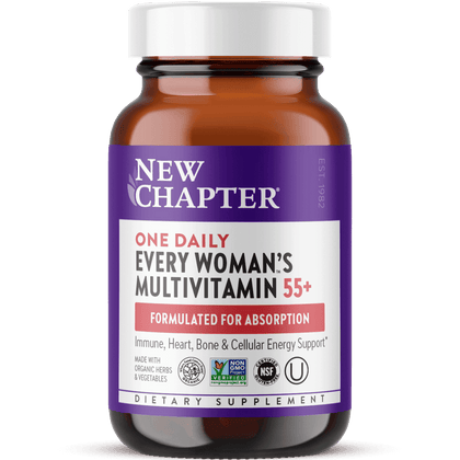 New Chapter One Daily Every Womans 55+ Multivitamin 30 Tablets