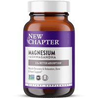 New Chapter Magnesium + Ashwagandha 60 Tablets