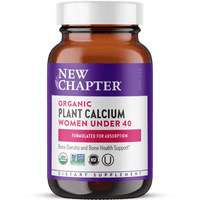 New Chapter Organic Plant Calcium Women Under 40 60 Tablets