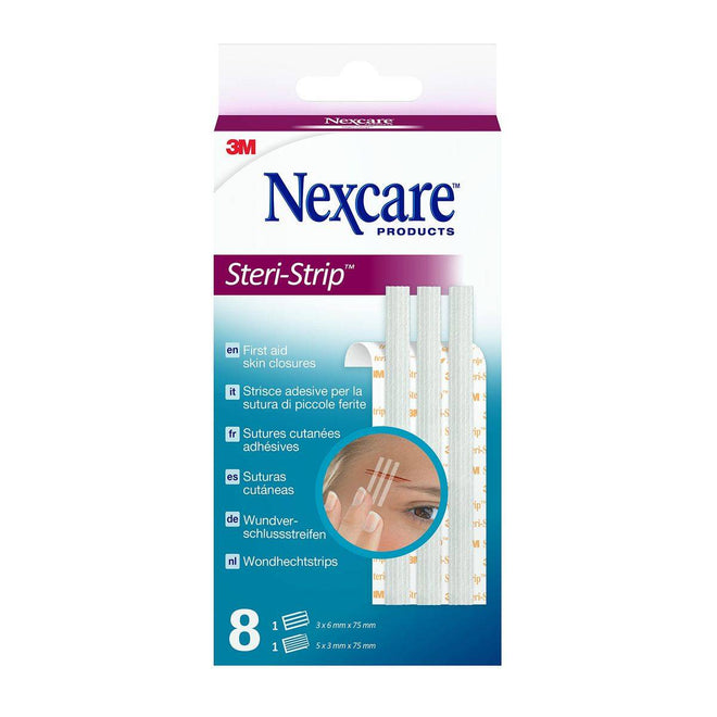 Nexcare Steri Strip First Aid Skin Closure 8 Strips