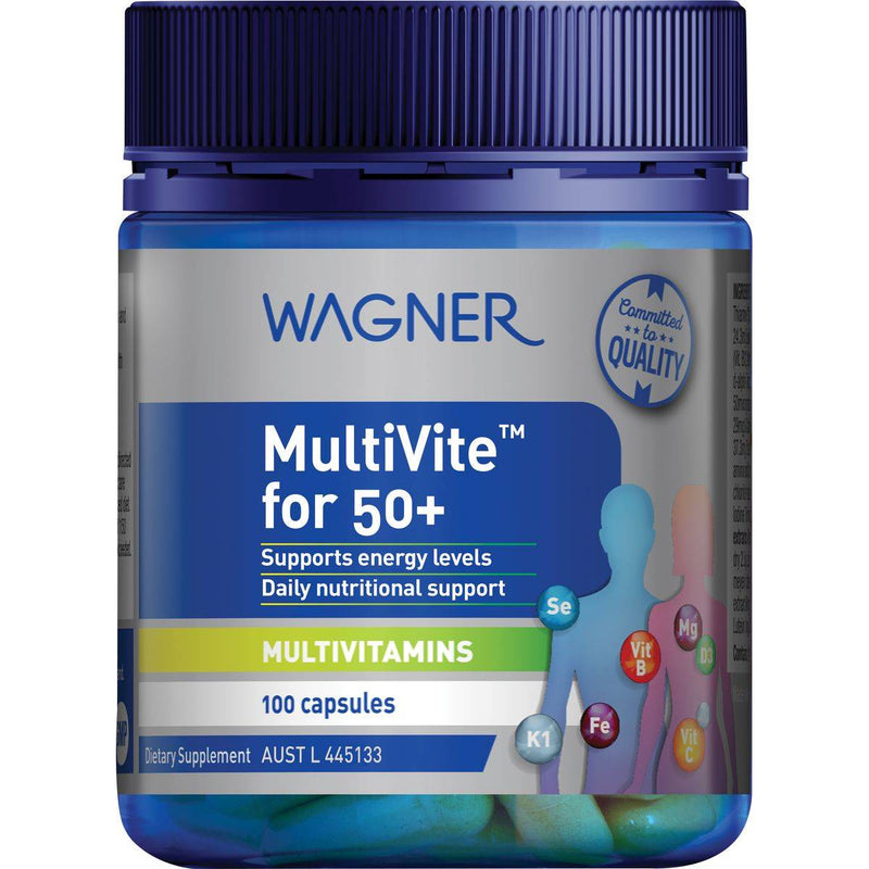Wagner Vitamins Multivite for 50+ 100 Capsules
