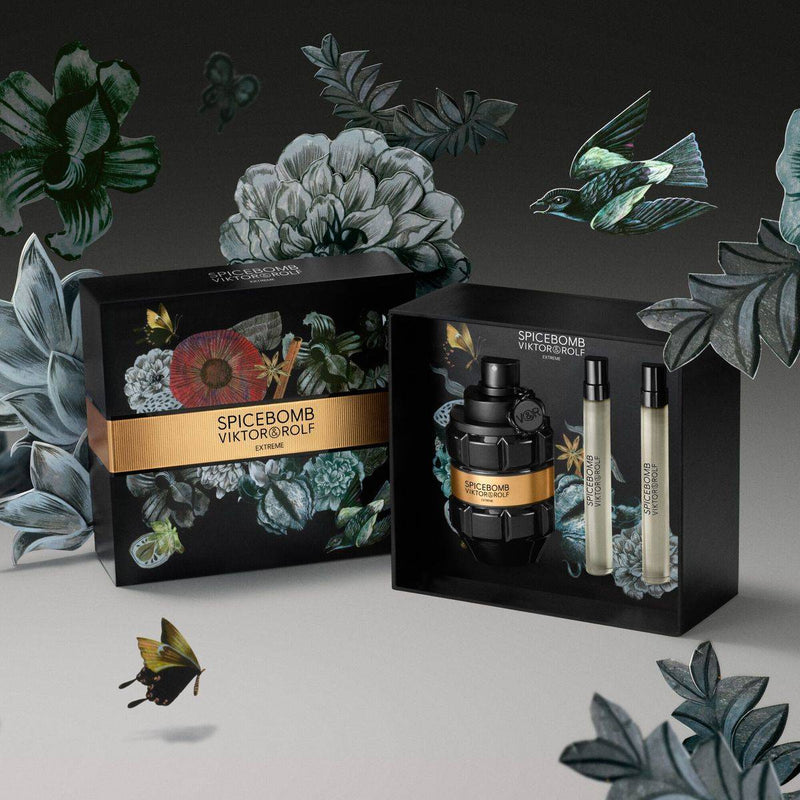 Viktor & Rolf Spicebomb Extreme Pour Homme Eau de Parfum 90ml + Eau de Toilette 10ml x 2 Gift Set