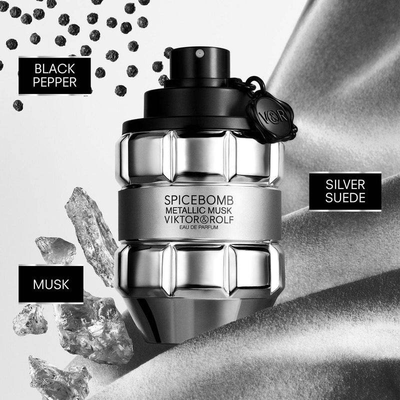 Viktor & Rolf Spicebomb Metallic Musk Pour Homme Eau de Parfum 90ml