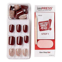Kiss False Nails KIM020C Impress Press On Manicure No Other Short 30 Count