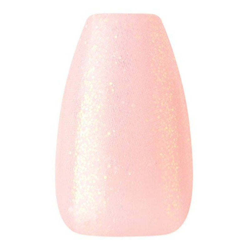 Kiss False Nails KCS02 Classy Trendy Shape & Style With Glue Medium 28 Count