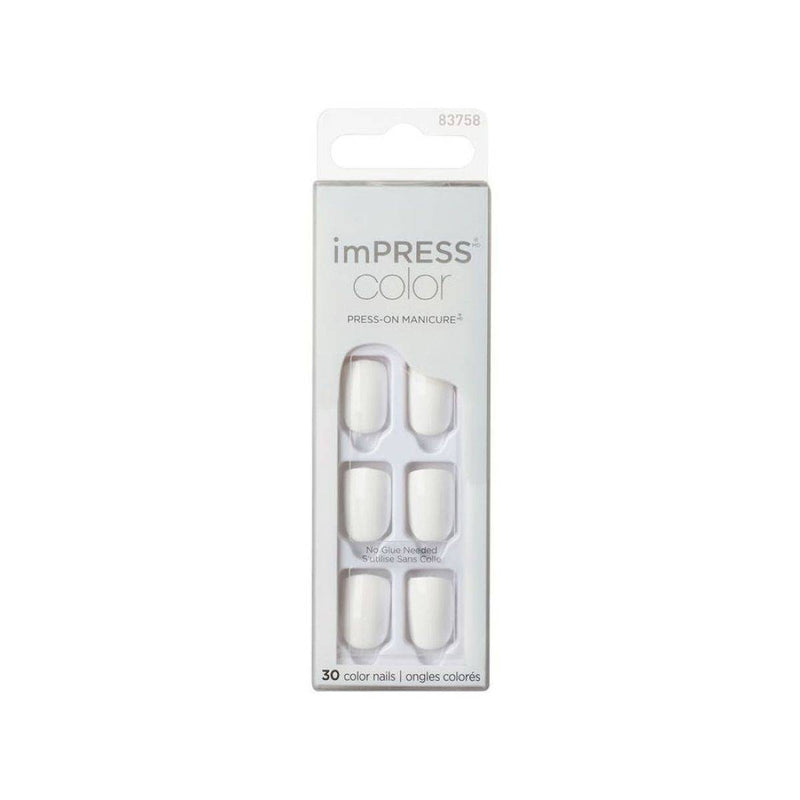 Kiss False Nails KIMC019C Impress Press On Manicure Frosting 30 Count