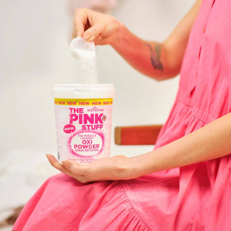 The Pink Stuff The Miracle Laundry Oxi Powder Stain Remover for Whites 1Kg