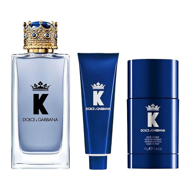 Dolce & Gabbana K Pour Homme (M) Set EDT 100ml + Deo Stick 75g + Shower Gel 50ml