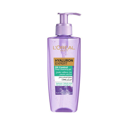 Loreal Paris Hyaluron Expert Hyaluronic Acid Oil Control Deep Cleansing Gel 200ml