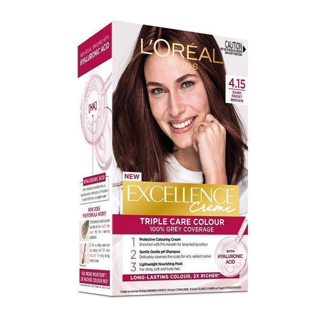 Loreal Paris Excellence 4.15 Dark Frost Brown