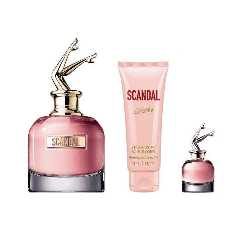 Jean Paul Gaultier Scandal (W) EDP 80ml + EDP 6ml + Parfum Body Lotion 75ml Gift Set