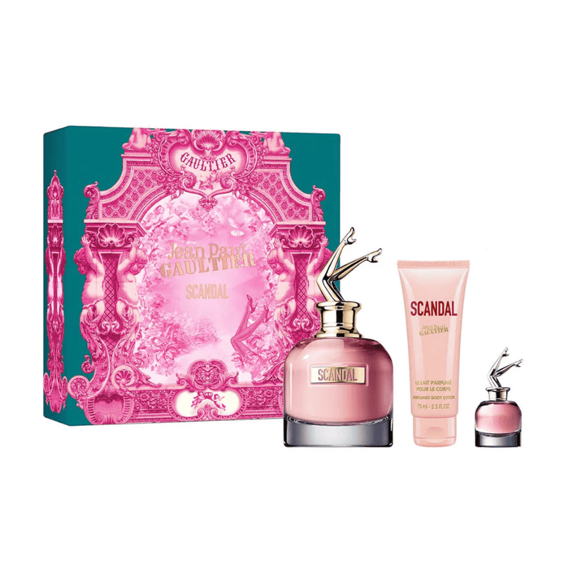 Jean Paul Gaultier Scandal (W) EDP 80ml + EDP 6ml + Parfum Body Lotion 75ml Gift Set