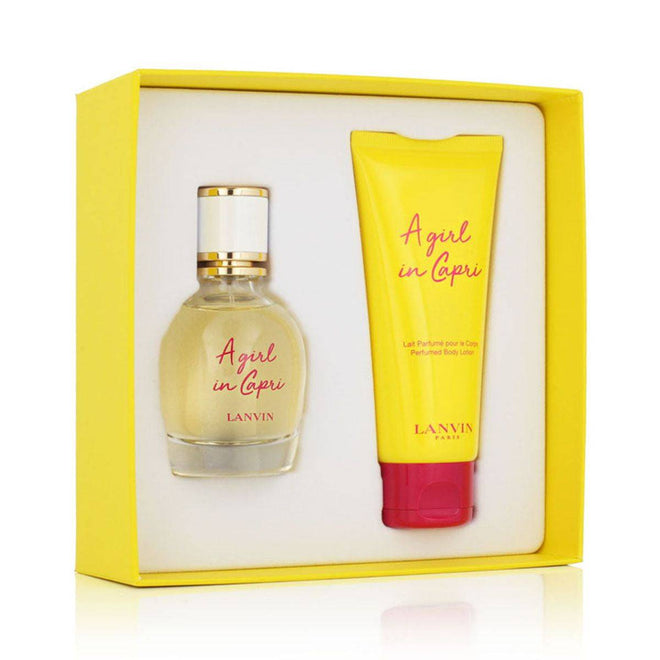 Lanvin A Girl In Capri (W) EDT 50ml + Parfum Body Lotion 100ml Gift Set