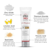 Elta MD UV Physical Face Sunscreen Tinted SPF41 Broad Spectrum 85g
