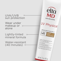 Elta MD UV Physical Face Sunscreen Tinted SPF41 Broad Spectrum 85g