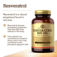 Solgar Resveratrol 500mg 30 Vege Capsules