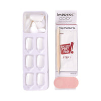 Kiss False Nails KIMC019C Impress Press On Manicure Frosting 30 Count