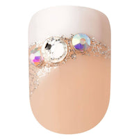 Kiss False Nails KIM007C Impress Press On Manicure Believe Short 30 Count