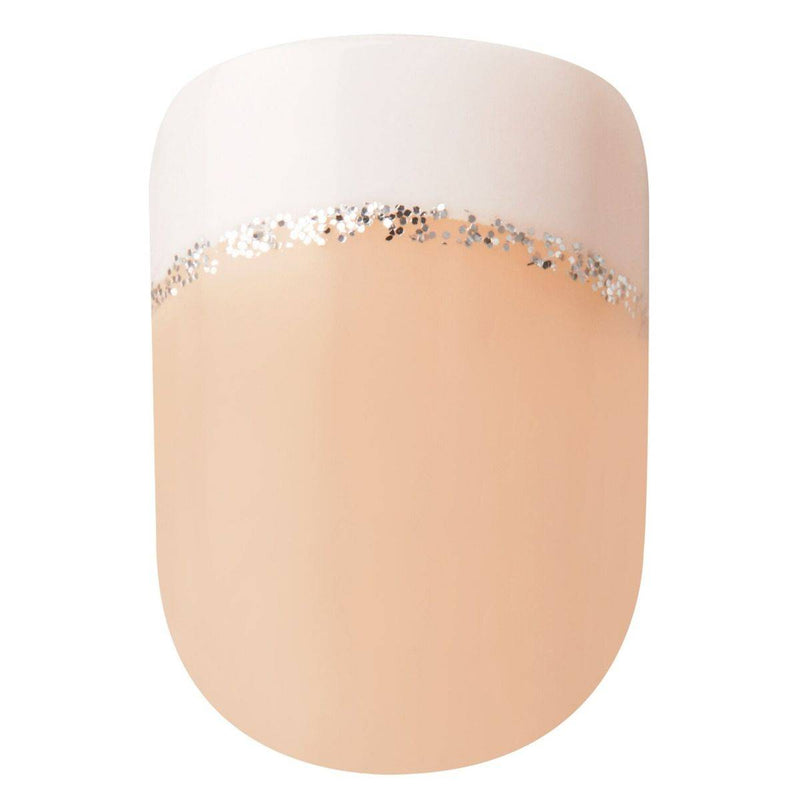 Kiss False Nails KIM007C Impress Press On Manicure Believe Short 30 Count