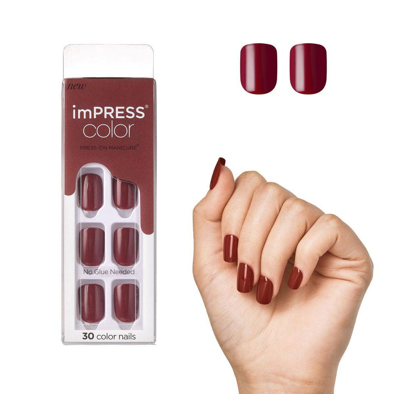 Kiss False Nails KIMC012C Impress Press On Manicure Espress Yourself 30 Count
