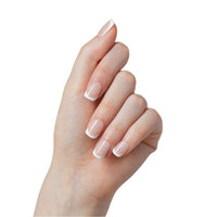 Kiss False Nails IFC01C Impress The No Glue Mani Model Classic French Small 30 Count