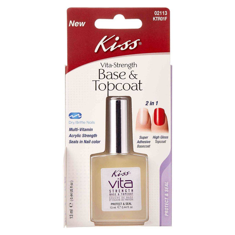 Kiss Nail Treatment KTR01 Vita Srength Base & Topcoat 13ml