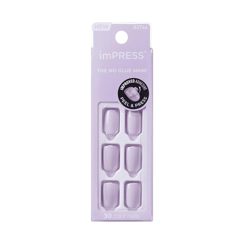 Kiss False Nails KIMC007C Impress Press On Manicure Picture Purplect 30 Count