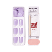 Kiss False Nails KIMC007C Impress Press On Manicure Picture Purplect 30 Count