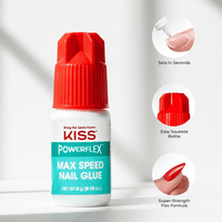 Kiss Powerflex Nail Glue Max Speed BK141C 3g