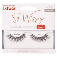 Kiss False Eyelash KSW03C So Wispy 03 Tapered Lash Collection 1 Pair