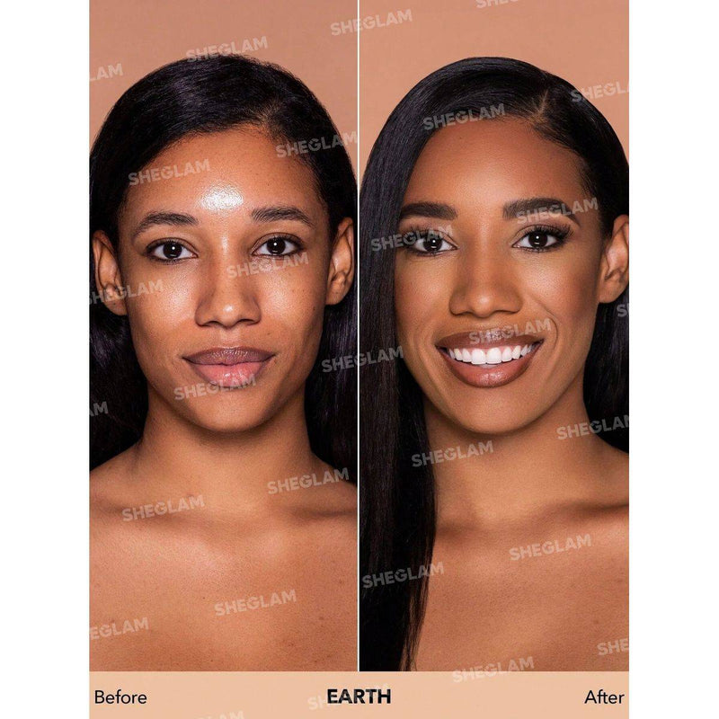 Sheglam Complexion Pro Long Lasting 
Breathable Matte Foundation Earth 30ml