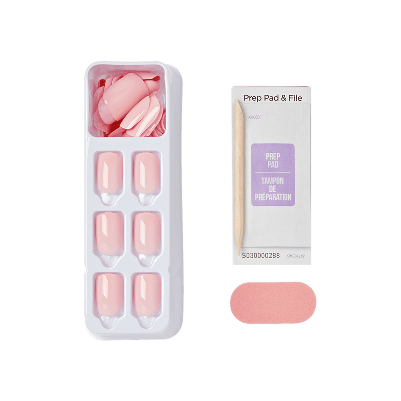 Kiss False Nails KIMC002C Impress Press On Manicure Pick Me Pink 30 Count