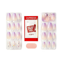 Kiss False Nails IMM27C Impress Color Press On Manicure Coffin Medium All I Want 30 Count