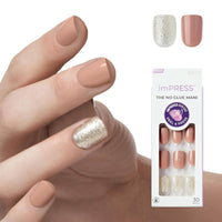 Kiss False Nails KIM002C Impress Press On Manicure One More Chance Short 30 Count