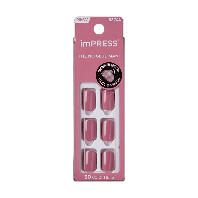 Kiss False Nails KIMC005C Impress Press On Manicure Petal Pink 30 Count