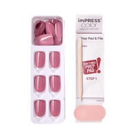 Kiss False Nails KIMC005C Impress Press On Manicure Petal Pink 30 Count